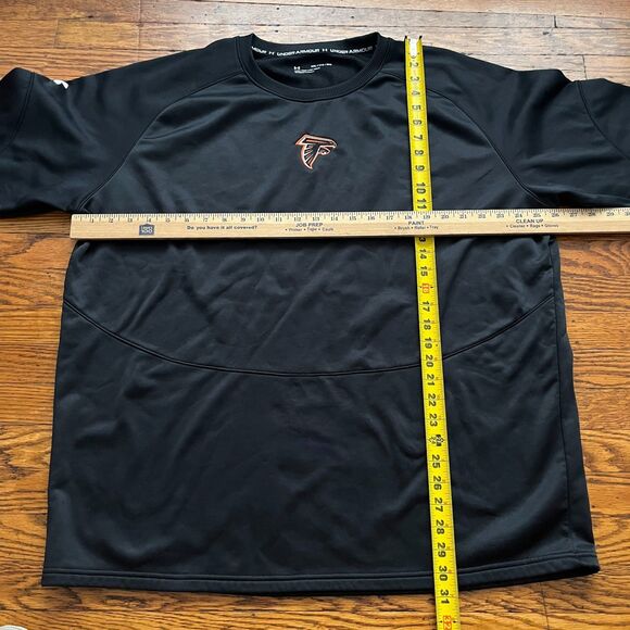 Under Armour Atlanta Falcons Loose Fit Fleece Pullover Sweatshirt Men's XXL - Picture 4 of 8